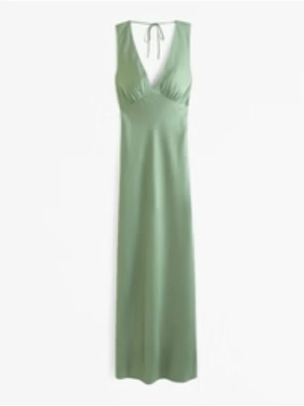 Abercrombie Sage Green V-Neck Maxi Dress